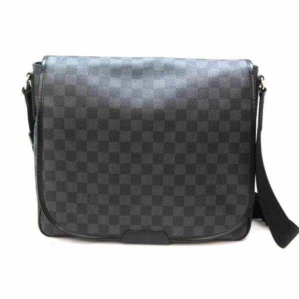 21 6884 1 Louis Vuitton Daniel MM Damier Graphite Shoulder Bag