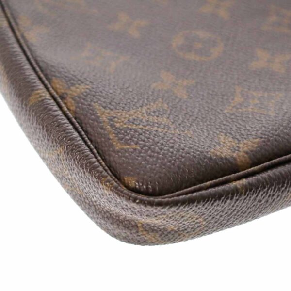 21 6948 6 Louis Vuitton Pochette Accessory Pouch Monogram Canvas Brown