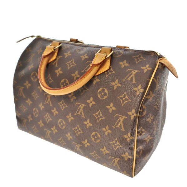 21 7105 2 Louis Vuitton Speedy 30 Handbag Monogram Canvas Brown