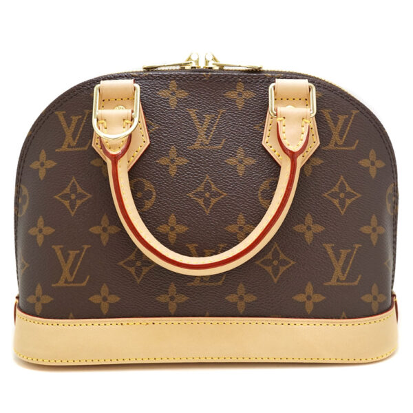 21 7151 3 Louis Vuitton Alma BB Handbag Canvas Brown