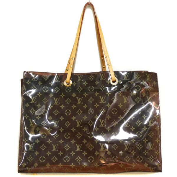 21 7368 2 Louis Vuitton Hippo Cruise Tote Bag Vinyl Brown