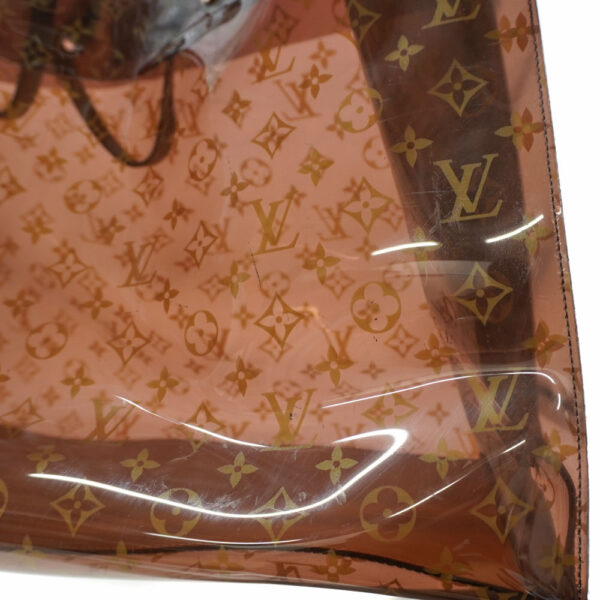 21 7368 9 Louis Vuitton Hippo Cruise Tote Bag Vinyl Brown