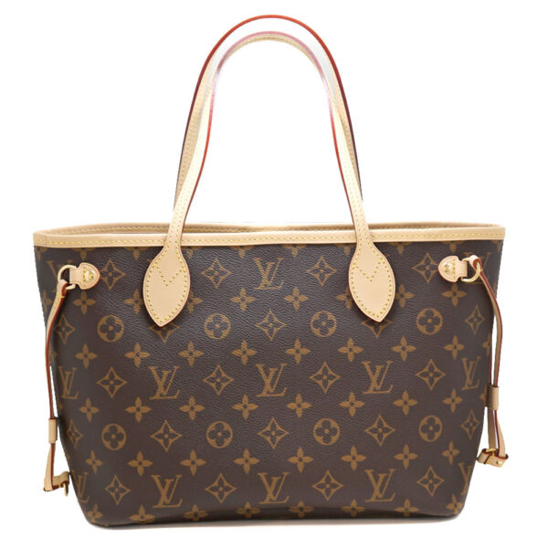 21 7436 3 Louis Vuitton Neverfull PM Tote Bag Canvas Brown