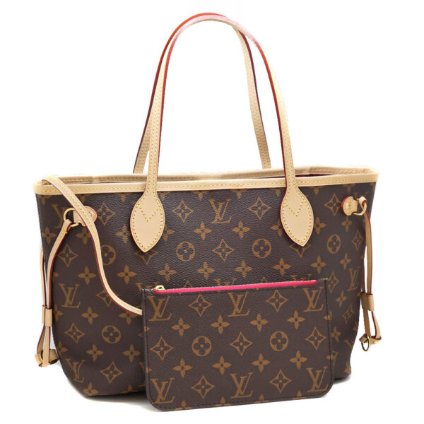 21 7436 Louis Vuitton Neverfull PM Tote Bag Canvas Brown