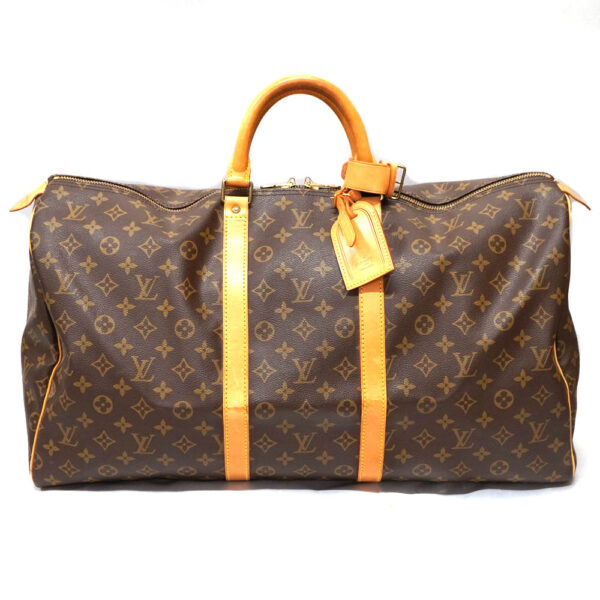 21 7854 1 Louis Vuitton Keepall 55 Bag Canvas Brown