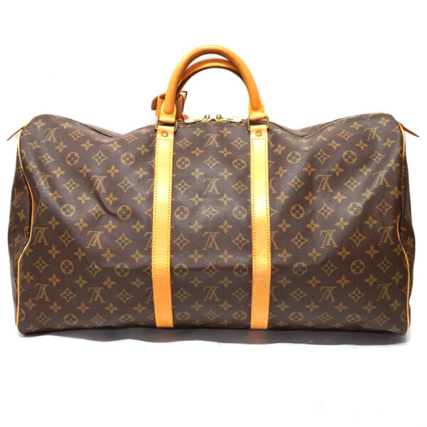 21 7854 2 Louis Vuitton Keepall 55 Bag Canvas Brown