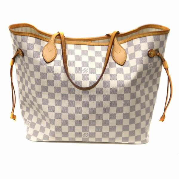 21 7900 1 Louis Vuitton Neverfull MM Damier Azur Tote Bag