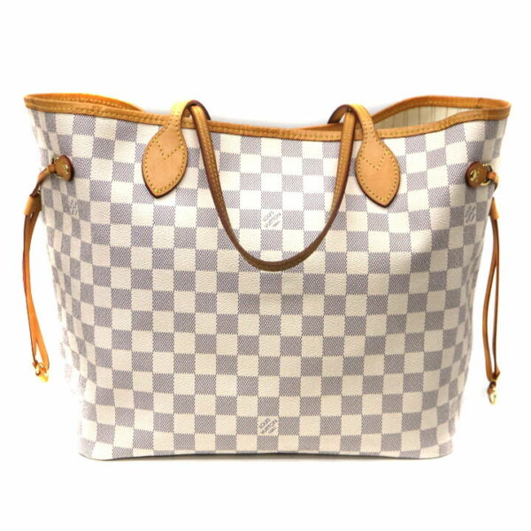 21 7900 2 2 Louis Vuitton Neverfull MM Damier Azur Tote Bag