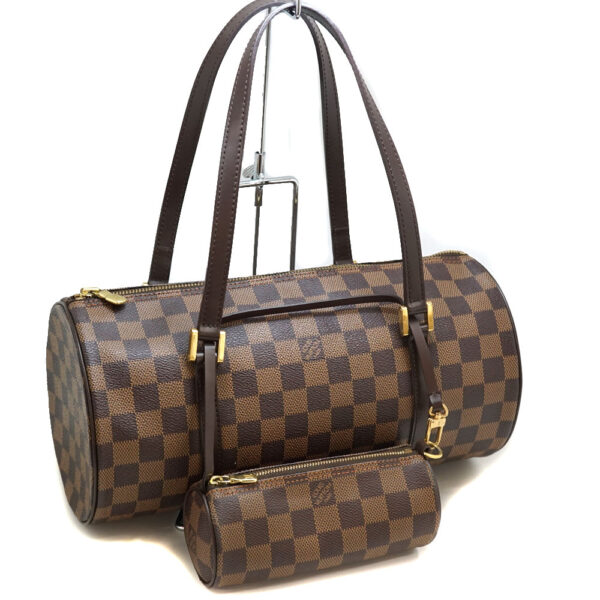 21 8344 Louis Vuitton Papillon 30 Damier Ebene Handbag