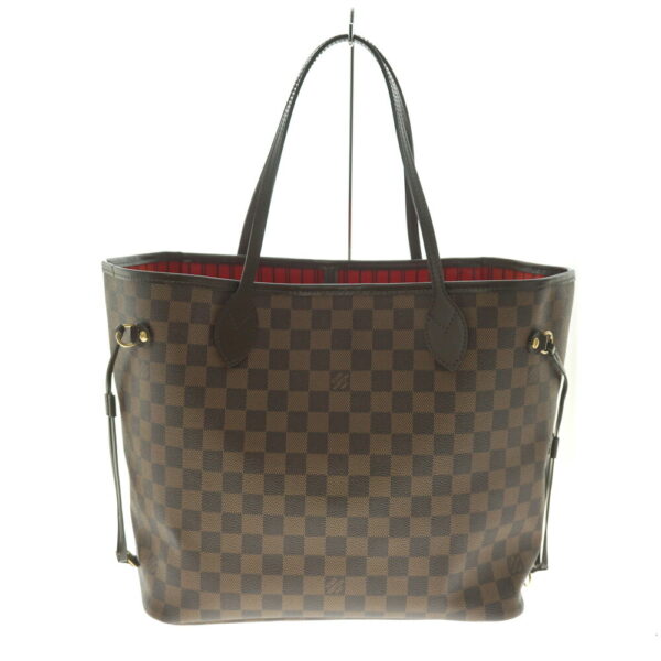 21 8376 1 Louis Vuitton Neverfull MM Tote Bag Canvas Brown