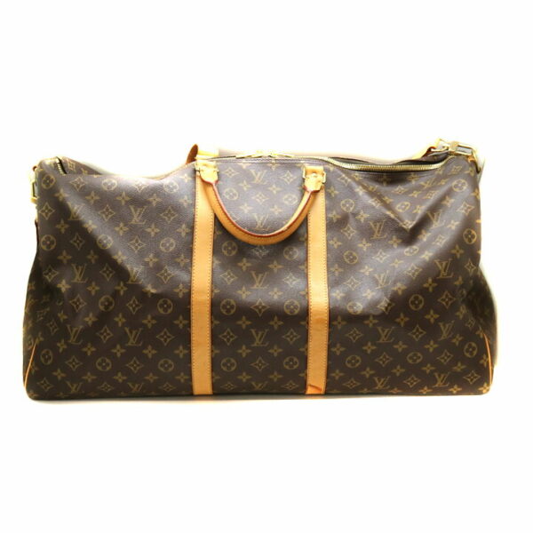 21 8532 2 Louis Vuitton Keepall Bandouliere 60 Travel Bag Monogram Brown