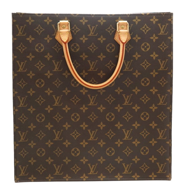 21 8613 3 Louis Vuitton Sac Plat Handbag Canvas Brown