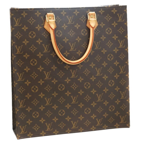 21 8613 Louis Vuitton Sac Plat Handbag Canvas Brown