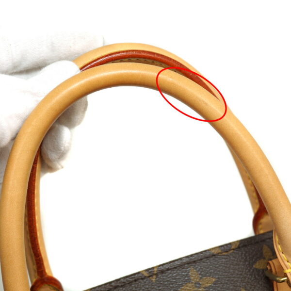 21 8613 8 Louis Vuitton Sac Plat Handbag Canvas Brown