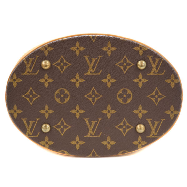 21 8653 4 Louis Vuitton Bucket PM Shoulder Bag Canvas Brown