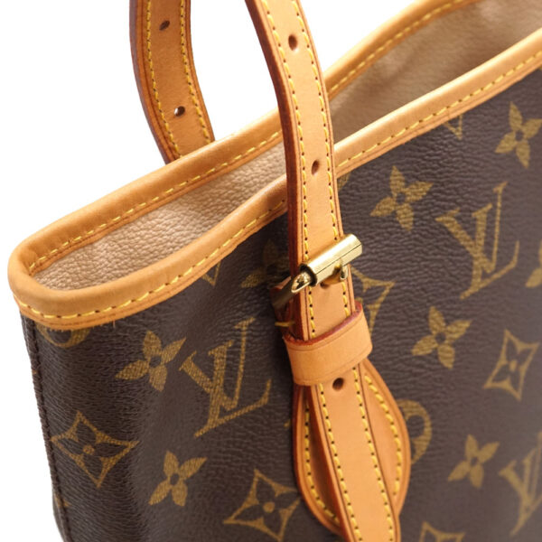 21 8653 6 Louis Vuitton Bucket PM Shoulder Bag Canvas Brown