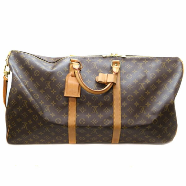 21 8661 2 Louis Vuitton Keepall Bandouliere 60 Travel Bag Monogram Brown