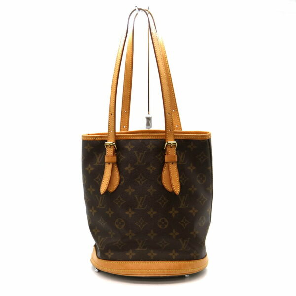 21 8671 4 Louis Vuitton Bucket PM Shoulder Bag Monogram Brown