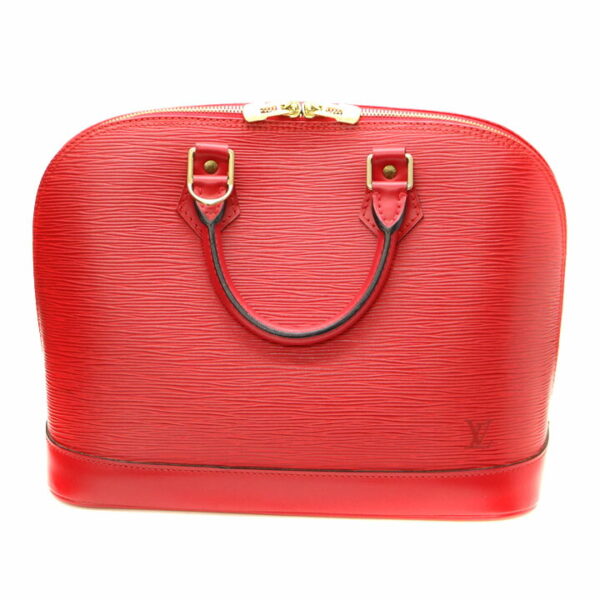 21 8784 1 Louis Vuitton Alma Handbag Epi Red