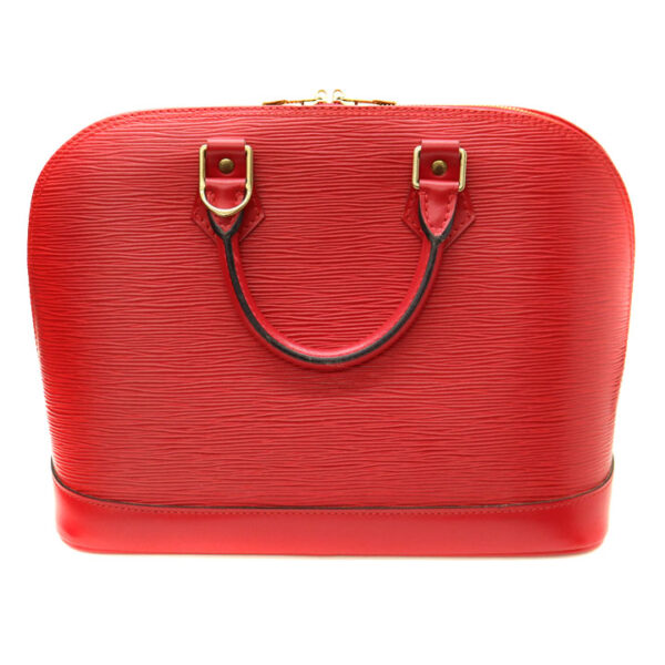 21 8784 2 Louis Vuitton Alma Handbag Epi Red