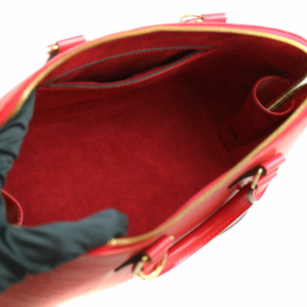 21 8784 7 Louis Vuitton Alma Handbag Epi Red