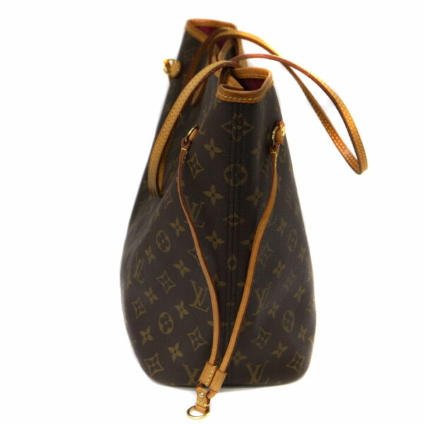 21 9049 3 Louis Vuitton Neverfull MM Tote Bag Monogram Pink Brown