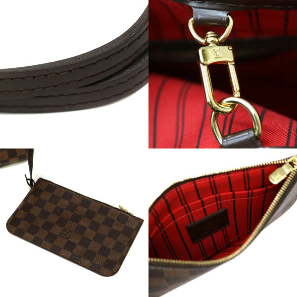 21 9459 8 Louis Vuitton Neverfull PM Tote Bag Damier Brown