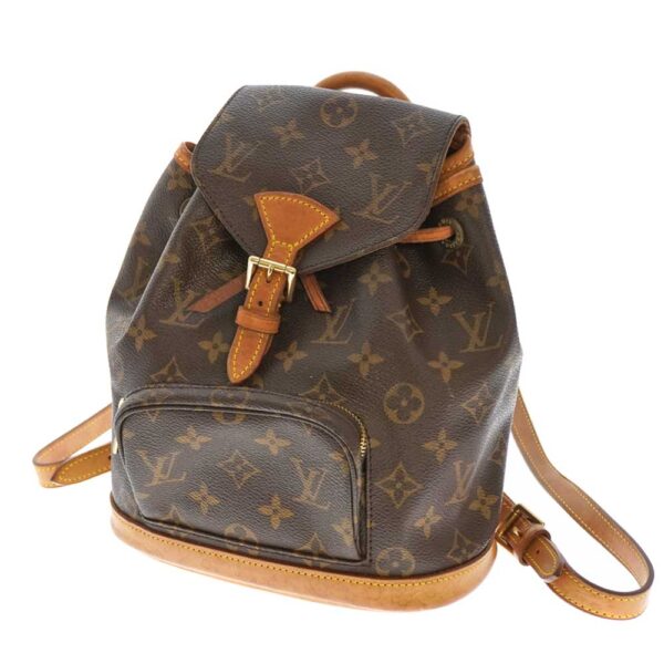 21 963 Louis Vuitton Mini Monsuri Backpack Canvas Brown