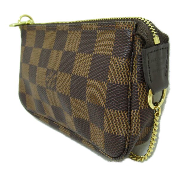 2100301102996 4 Louis Vuitton Mini Pochette Accessoire Pouch Damier Brown