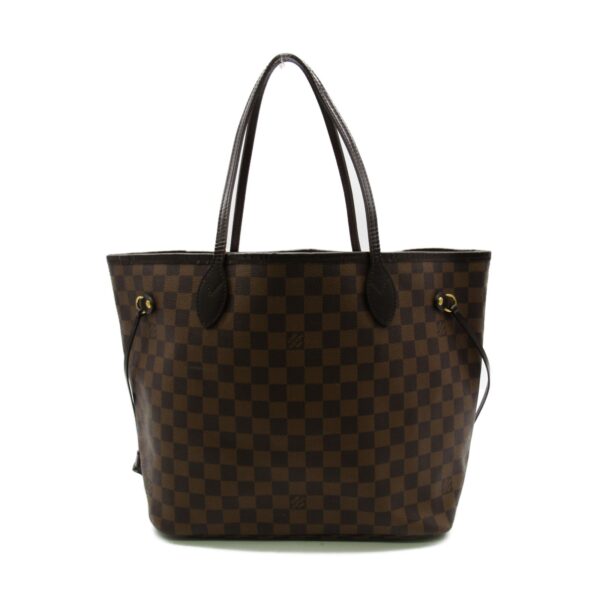 2100301107885 1 Louis Vuitton Neverfull MM Tote Bag Damier Brown