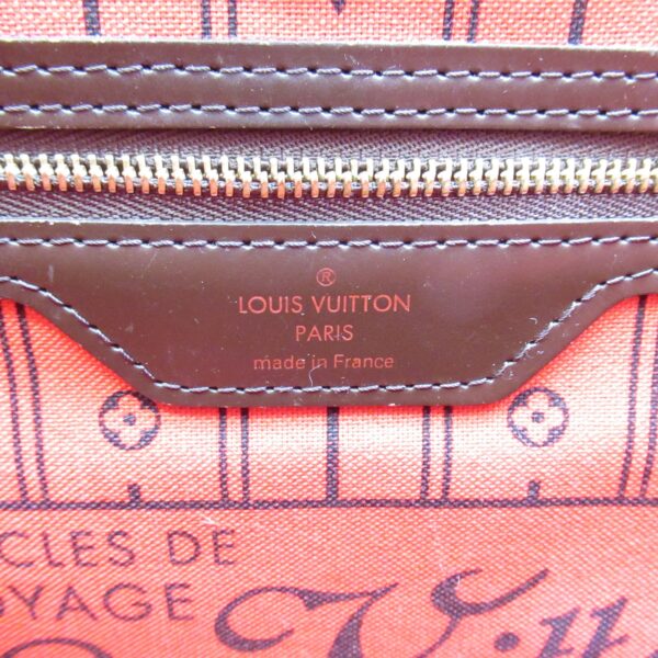 2100301107885 11 Louis Vuitton Neverfull MM Tote Bag Damier Brown