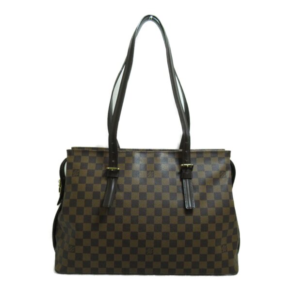 2100301110496 3 Louis Vuitton Chelsea Tote Bag Damier Brown