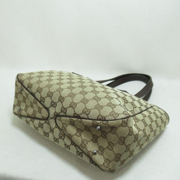 2100301112087 6 Gucci Gg Tote Bag Beige Brown