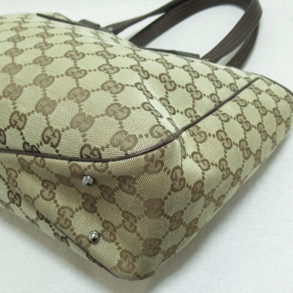 2100301112087 7 Gucci Gg Tote Bag Beige Brown