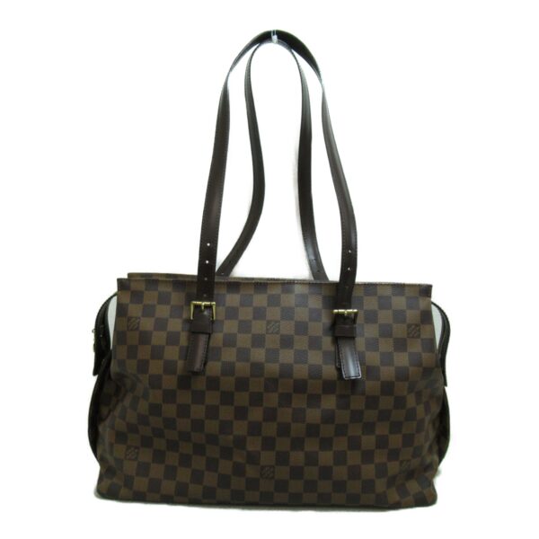 2100301112704 3 Louis Vuitton Chelsea Tote Bag Damier Brown