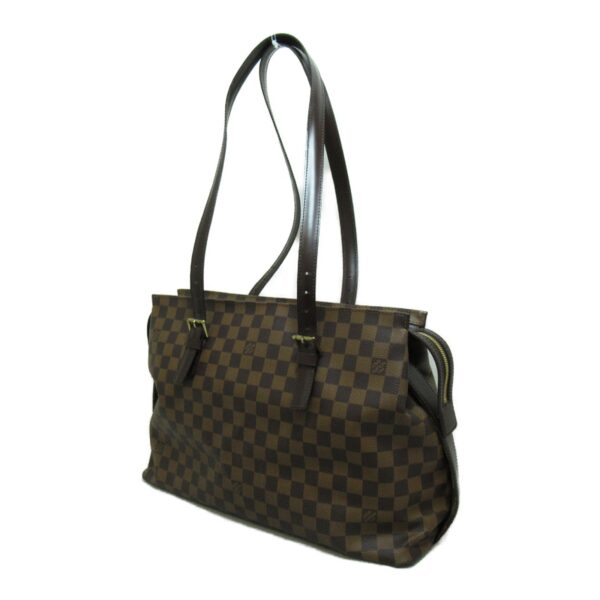 2100301112704 4 Louis Vuitton Chelsea Tote Bag Damier Brown