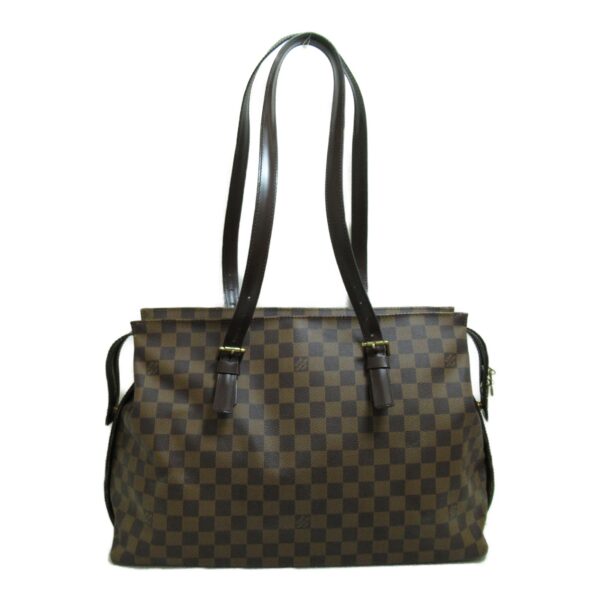 2100301112704 5 Louis Vuitton Chelsea Tote Bag Damier Brown