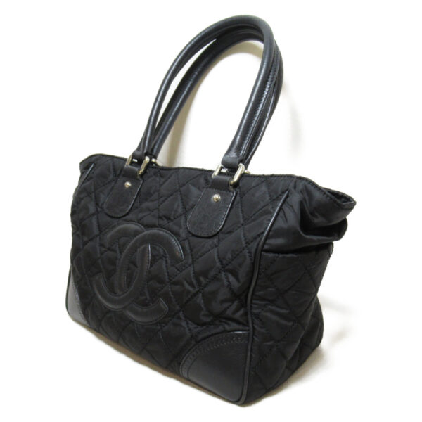 2100301113916 2 CHANEL Paris York Tote Bag Nylon Black