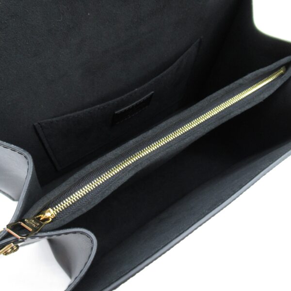 2100301122567 2 Louis Vuitton Dauphine NV MM Shoulder Bag Epi Black