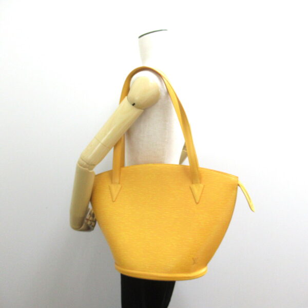 2100301122987 5 LOUIS VUITTON Saint Jacques Tassili Yellow Shoulder Bag Epi Yellow