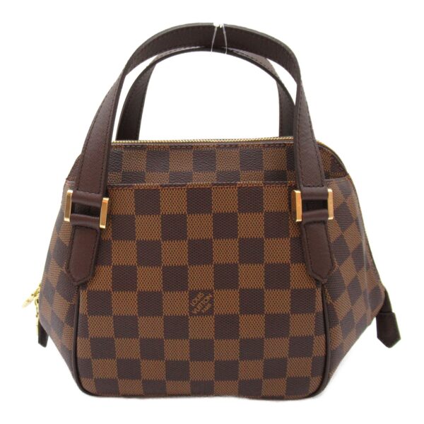 2100301123212 3 Louis Vuitton Belem Handbag Damier Brown