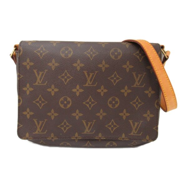 2100301123229 3 Louis Vuitton Musette Tango Shoulder Bag Monogram Brown