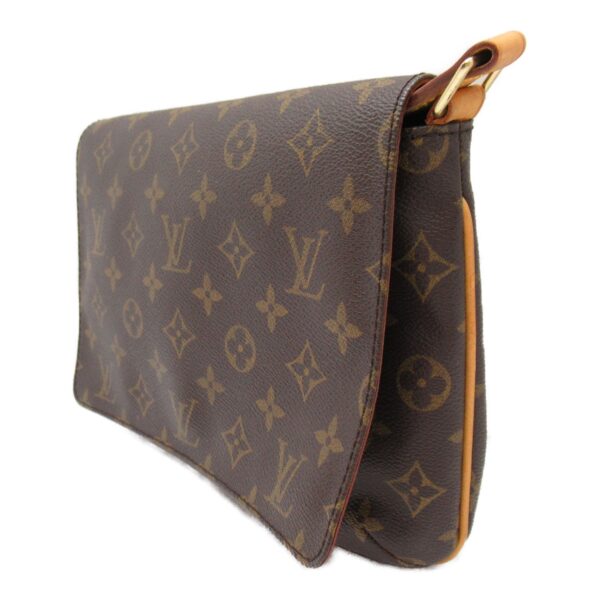 2100301123229 4 Louis Vuitton Musette Tango Shoulder Bag Monogram Brown