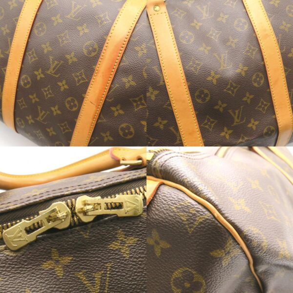 2100301125520 16c LOUIS VUITTON Keepall 55 Bag Monogram Brown