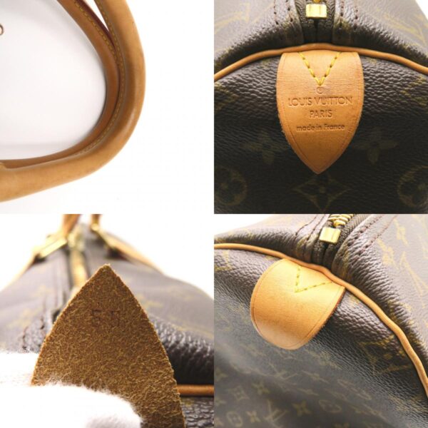 2100301125520 8c LOUIS VUITTON Keepall 55 Bag Monogram Brown