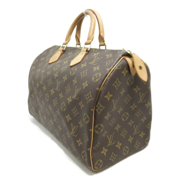 2100301126251 3 LOUIS VUITTON Speedy 35 Handbag Monogram Brown