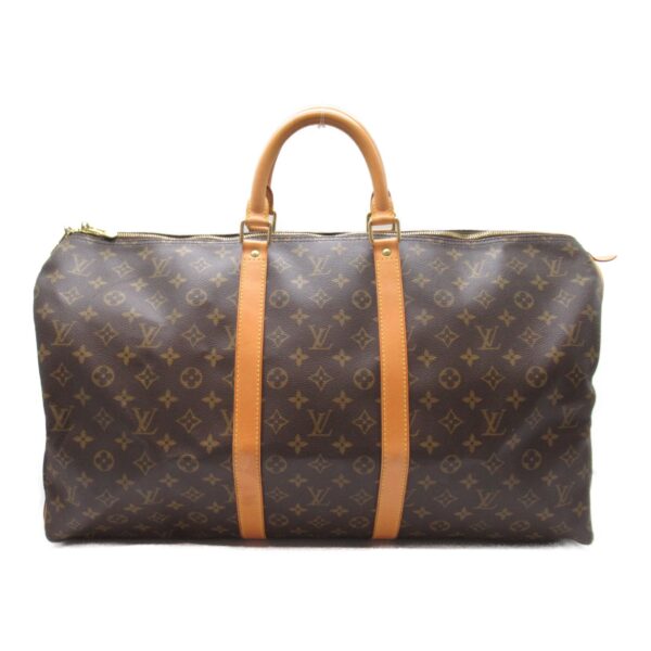 2100301126619 3 LOUIS VUITTON Keepall 55 Bag Monogram Brown