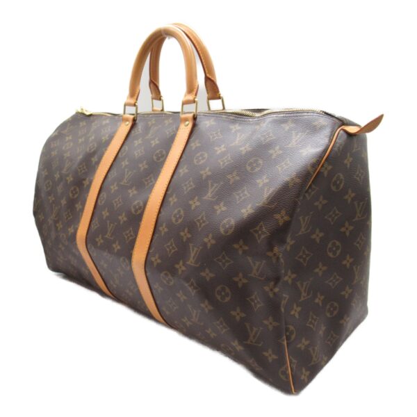 2100301126619 4 LOUIS VUITTON Keepall 55 Bag Monogram Brown