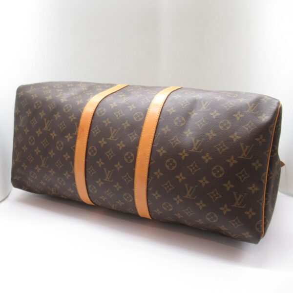 2100301126619 6 LOUIS VUITTON Keepall 55 Bag Monogram Brown