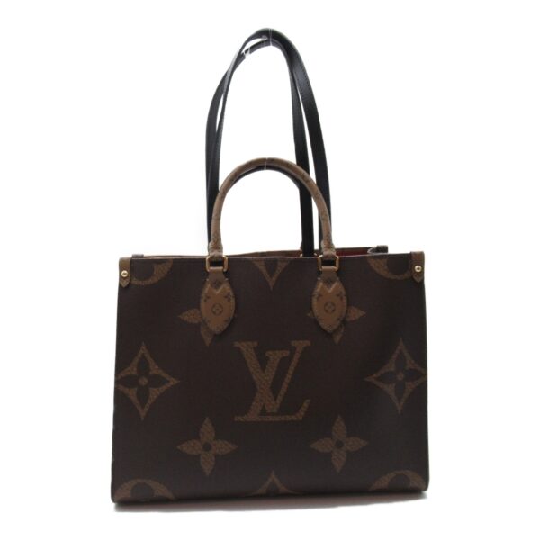 2100301126633 5 LOUIS VUITTON On the Go MM Tote Bag Monogram Giant Brown